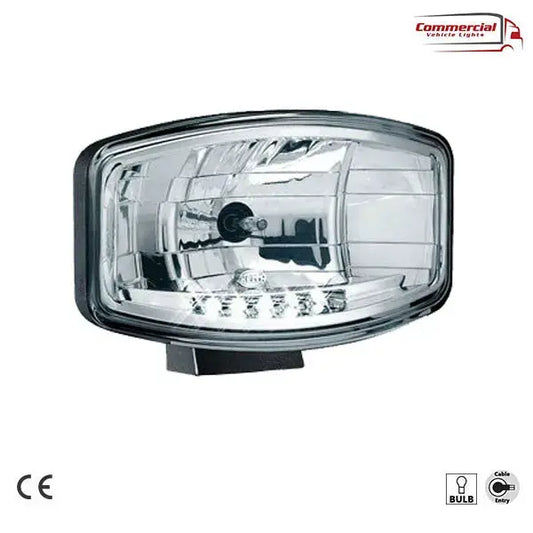 Jumbo 320 FF Spot Light / White LED Position Lights (HELLA Style) In Your Truck Ltd