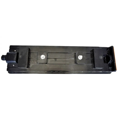 7 Function LED Combination Lamp Din Side Connector showing black-plastic housing, two threaded studs for mounting, and attached power cable for easy installation.