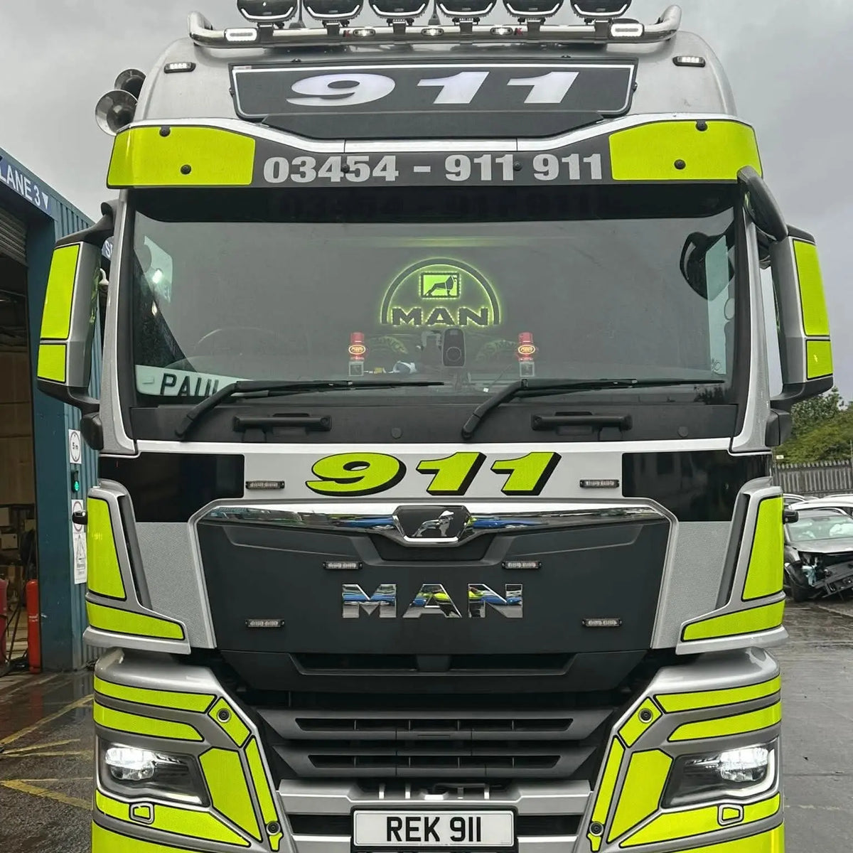 MAN 3D Truck Light Board MAN
