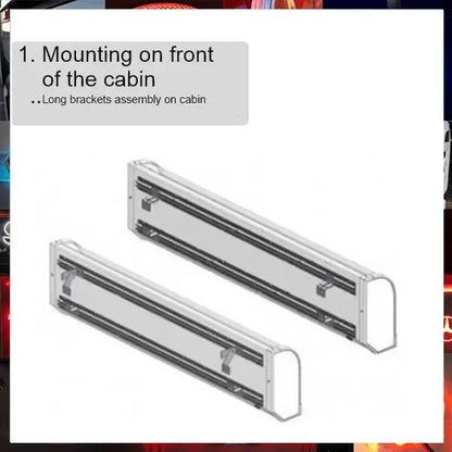 120x30x15cm Standard Dutch Style Illuminated Led Headboard (White LED) Universal