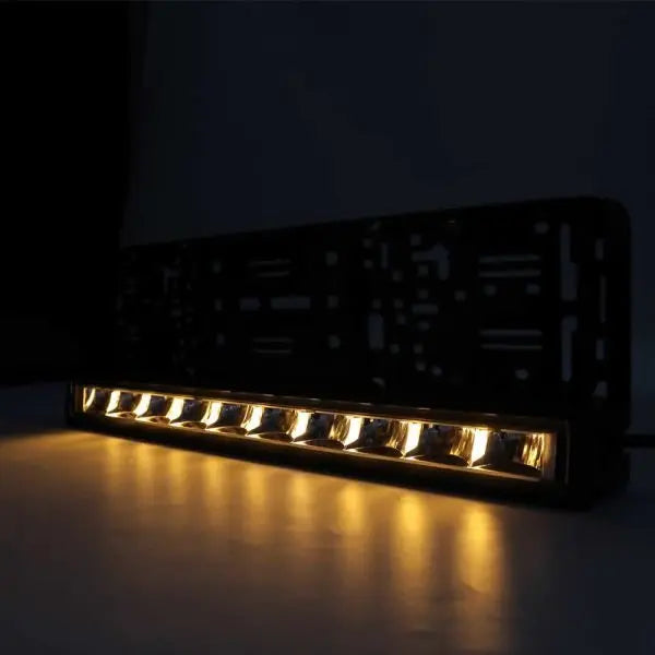 Number Plate Holder With Led Lightbar Boreman