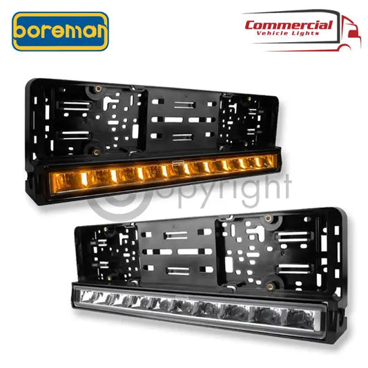 Number Plate Holder With Led Lightbar Boreman