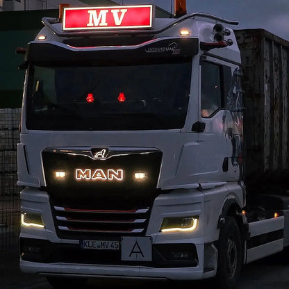 Old School Dutch Style Illuminated Led Truck Headboard - In Your Truck Ltd