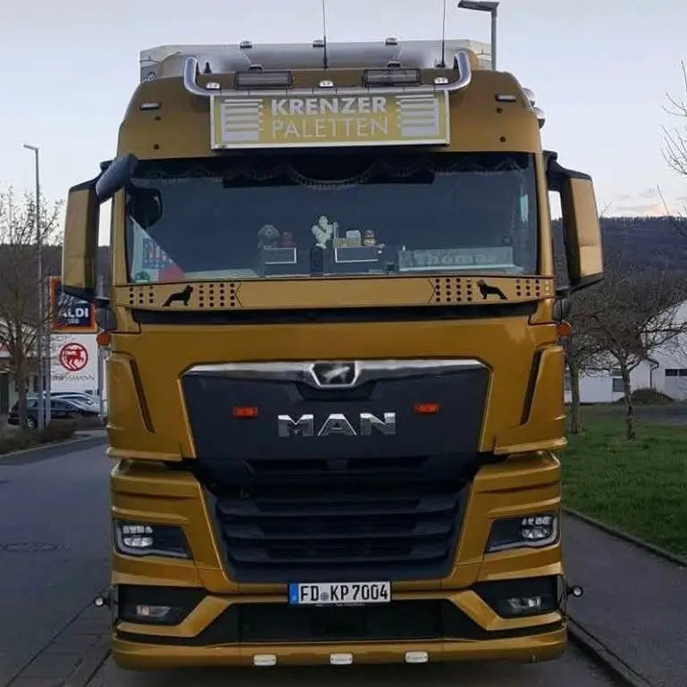Old School Dutch Style Illuminated Led Truck Headboard - In Your Truck Ltd