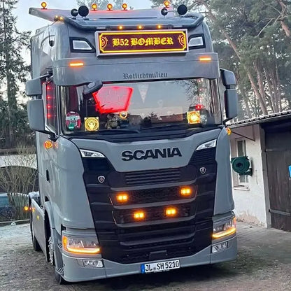 Old School Dutch Style Illuminated Led Truck Headboard - In Your Truck Ltd