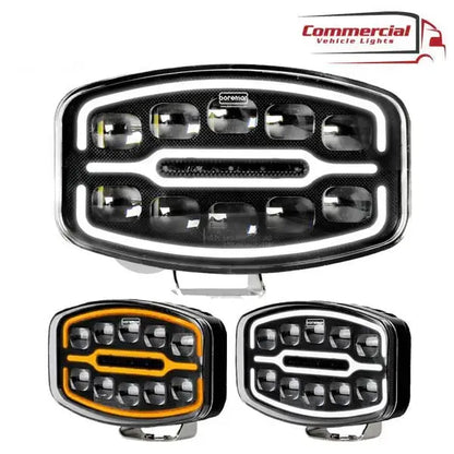 Dynamic POLARIS LED SPOT LAMP With Amber and White Position Light In Your Truck Ltd
