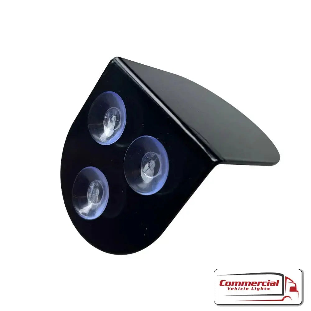 Premium Gloss Black Poppy Air Freshener Window Holder/Shelf Truck Brackets UK