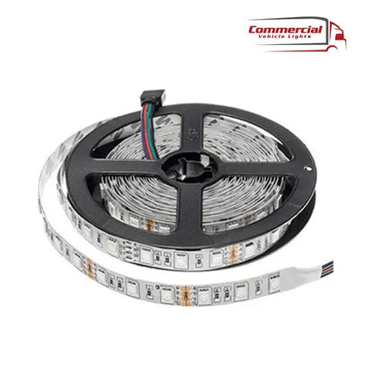 Rgb Strip Back RGB LED Strip With Self Adhesive Back 2.5m - In Your Truck Ltd