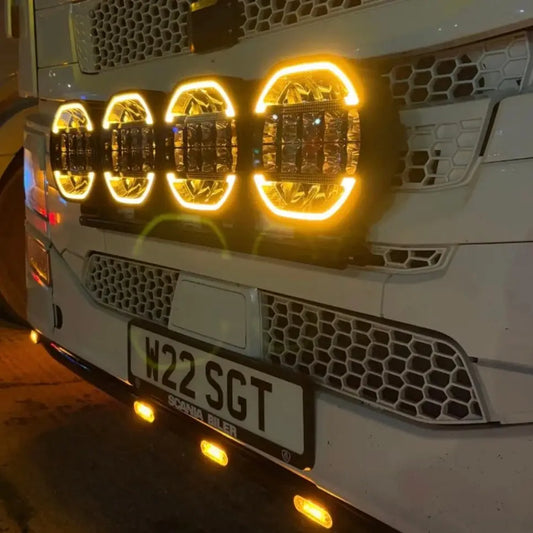 Next Gen Spot Light Grill Mounting Kit (Fits Scania) Scania