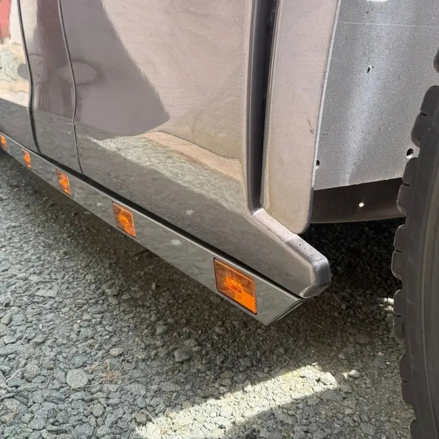 Scania Next Gen Side Skirt Bars With Marker Lights (Pair)