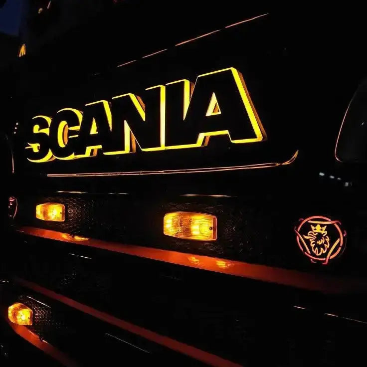 LED Front Grille Badge Backlight Base To Suit Scania Scania