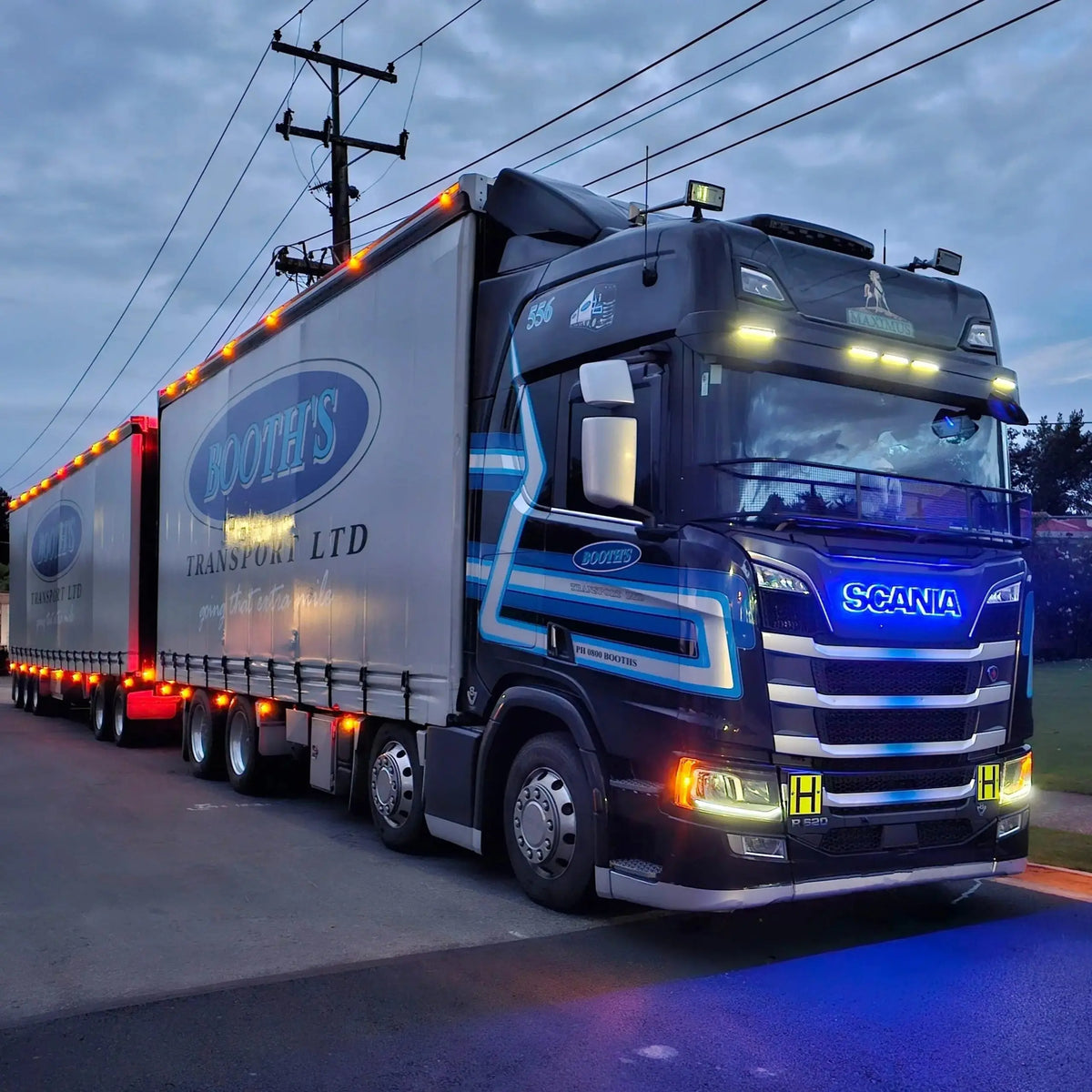 LED Front Grille Badge Backlight Base To Suit Scania Scania