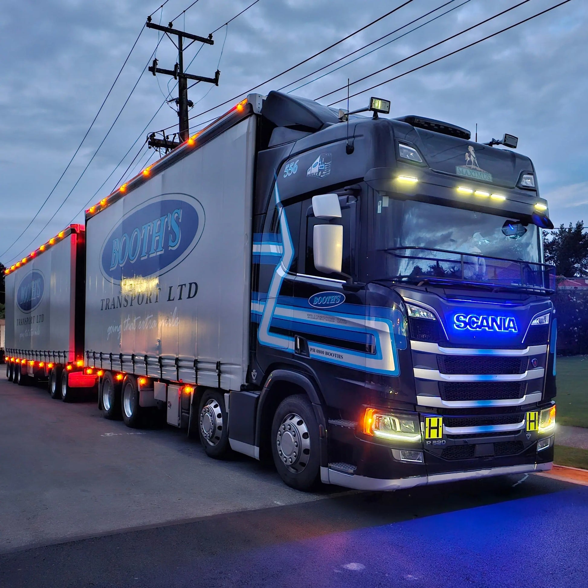 Scania Grille Badge Led Back-Lit Scania