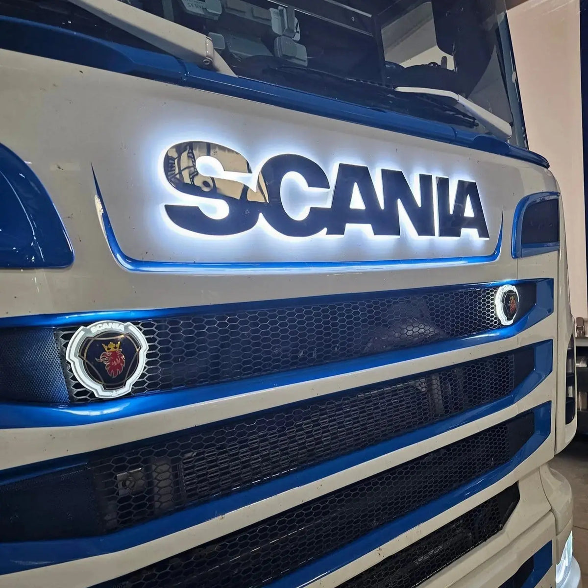 LED Front Grille Badge Backlight Base To Suit Scania Scania