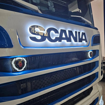 LED Front Grille Badge Backlight Base To Suit Scania Scania