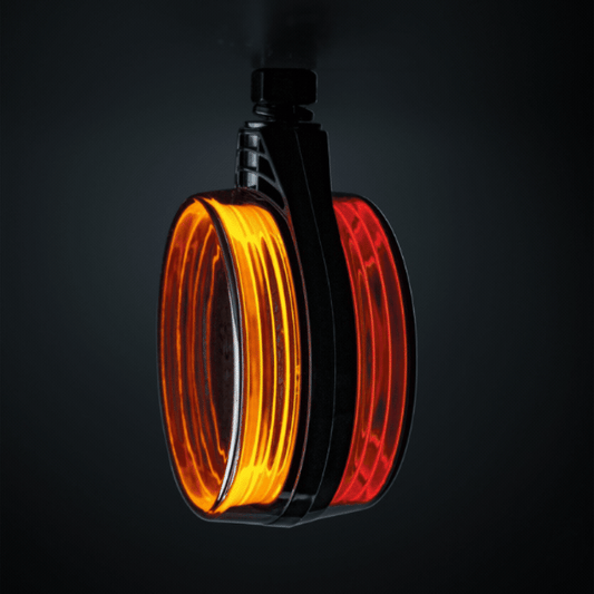 Strands FOR9T Spanish Mirror Lollipop Light Amber/Red LEDs STRANDS