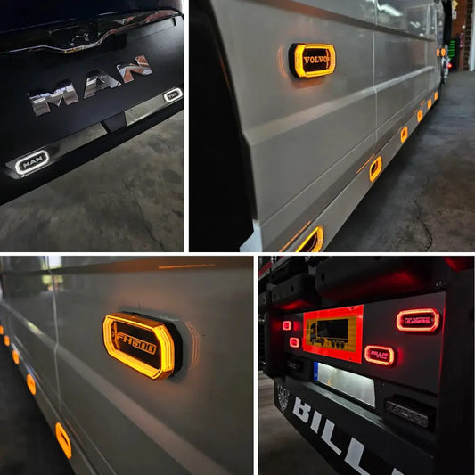 Strands New Generation Position Lights - Custom Made To Order - In Your Truck Ltd