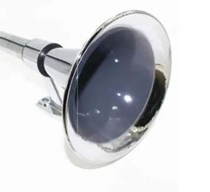 Trumpet Air Horn, Chrome, 120dB, (17 Inch 43cm) 12v/24v Horn-Tech