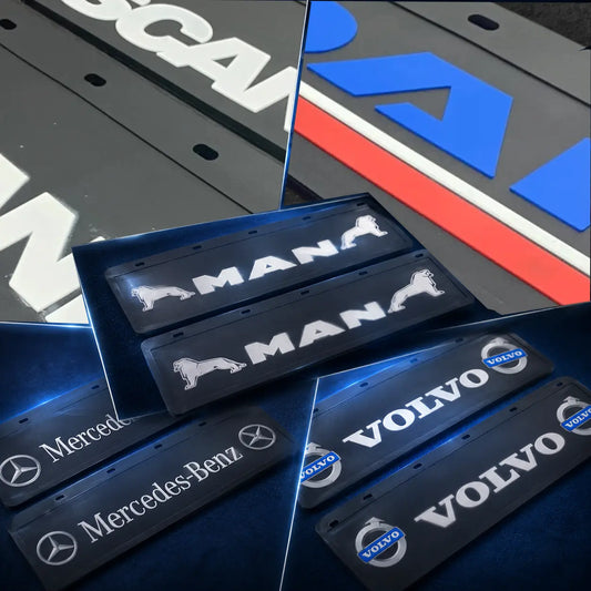 Truck Mud Flaps High Quality 3D Printed 58 x 17.5 cm - In Your Truck Ltd