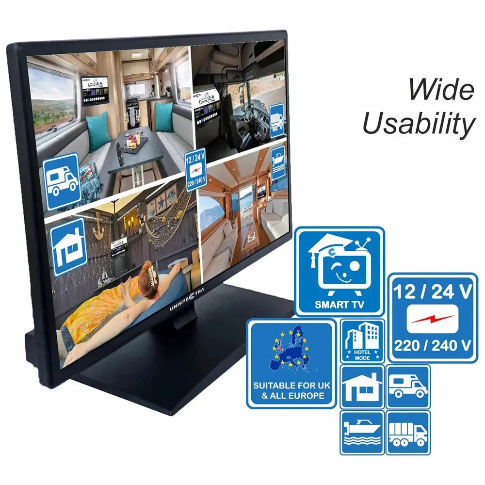 22" Unispectra® Smart TV (webOS) 12/24 Volt Universal