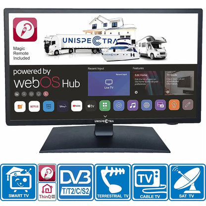 22" Unispectra® Smart TV (webOS) 12/24 Volt Universal
