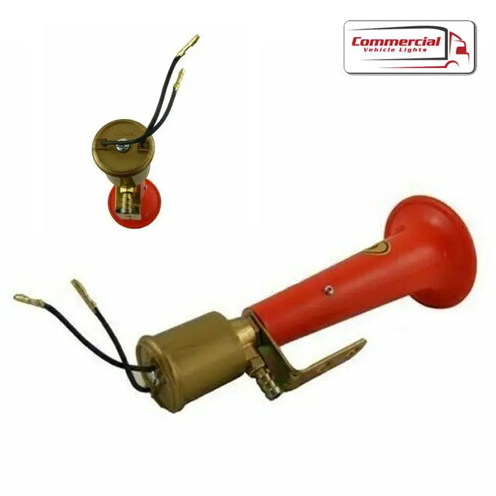 Universal Turkish Whistle Air Horn, Turkish Wolf Whistle 130dB, 12-24V Universal