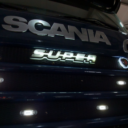 'SUPER' 3D Light badge