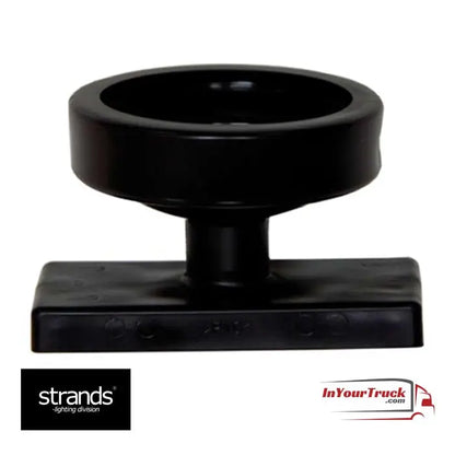 Strands Viking Outline Marker Lamp Rubber Arm - Medium, a durable, flexible mounting bracket for 60mm LED inserts, designed for heavy-duty trucks and ADR-approved.