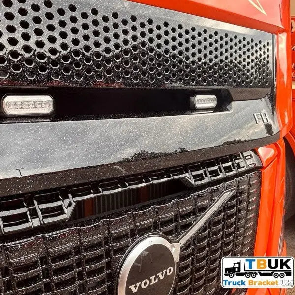 Volvo Aero Halo Strobe Light Grill Mounting Rail Truck Brackets UK