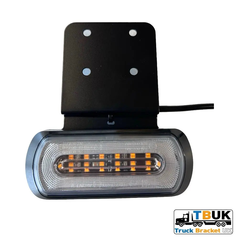 Volvo FH V5 Halo Strobe Light Grill Mounting Brackets (Pair) Truck Brackets UK