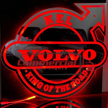 Custom Mirror / Clear Plexi Sign Truck / Van Lightboard