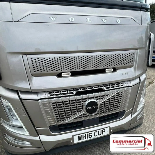 Volvo Aero Halo Strobe Light Grill Mounting Rail Truck Brackets UK