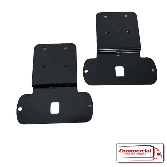 Volvo FH V5 Halo Strobe Light Grill Mounting Brackets (Pair) Truck Brackets UK