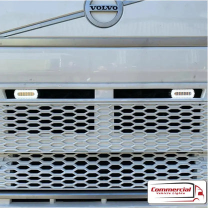 FH V5 Halo Strobe Light Grill Mounting Brackets (Pair) Fits Volvo) VOLVO