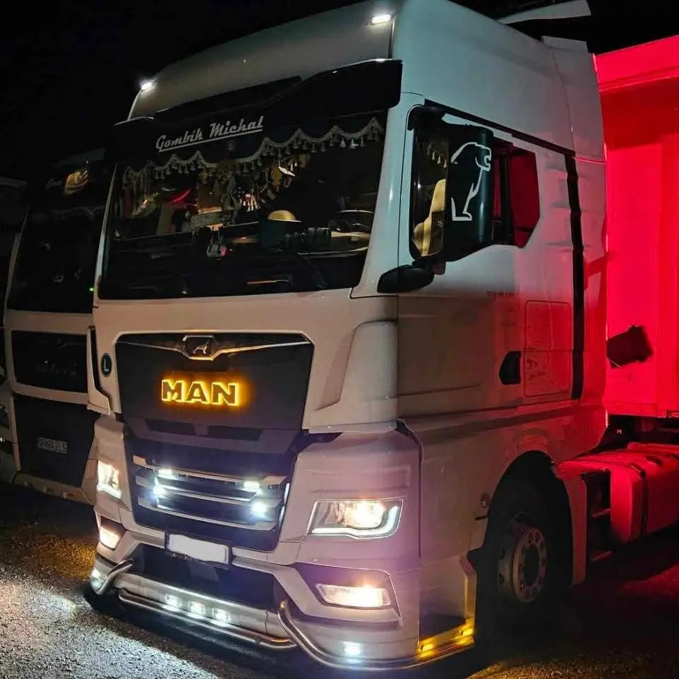 MAN TGX Grille Badge Led Back-Lit MAN