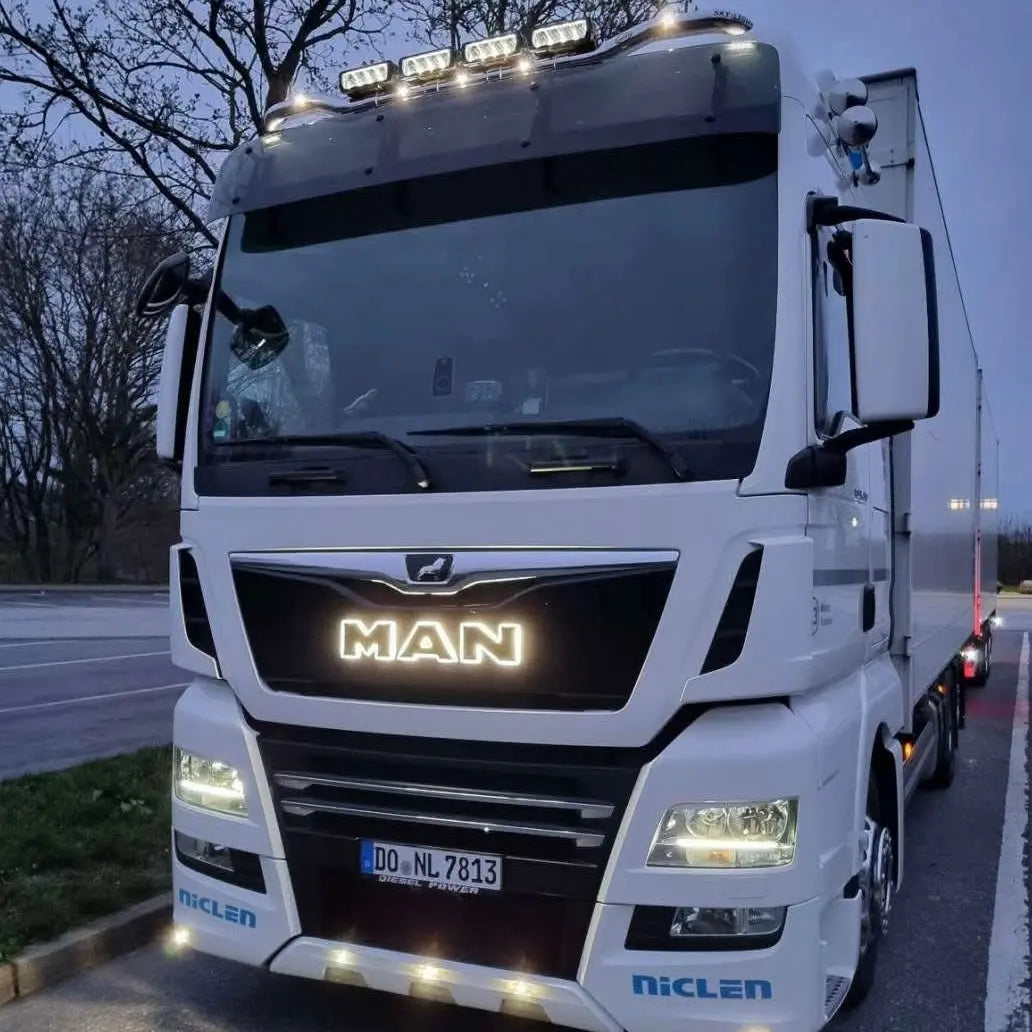 MAN TGX Grille Badge Led Back-Lit MAN