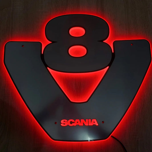 Scania V8 Truck LED Light board 53x46 cm (Custom Builder) Made To Order