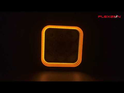 Cube 3/4Inch Work Lamp With 'Tunnel Effect' Position Light