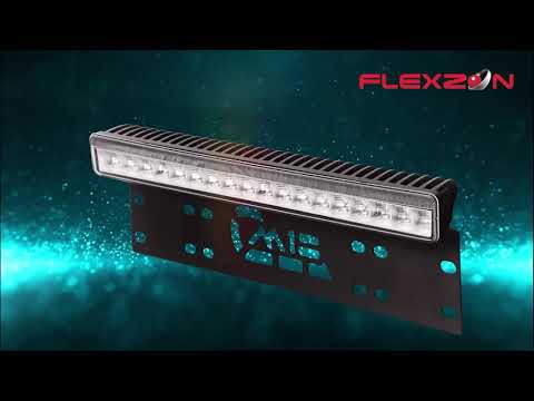 Number Plate Holder With Led Lightbar (Top Side)