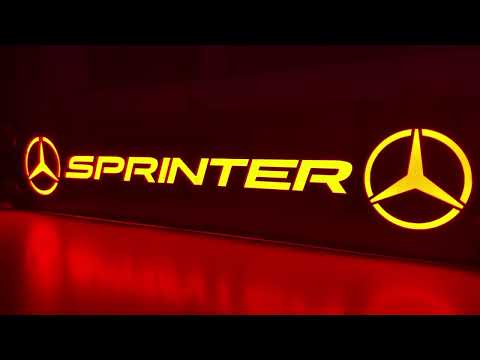 Sprinter 3d Window Sign
