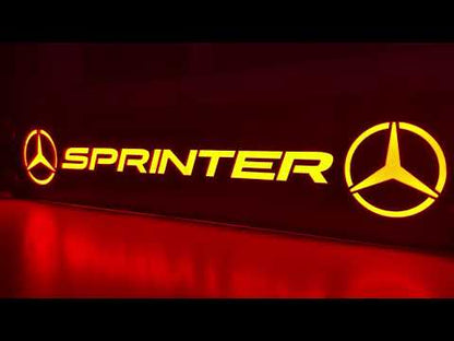 Sprinter 3d Window Sign