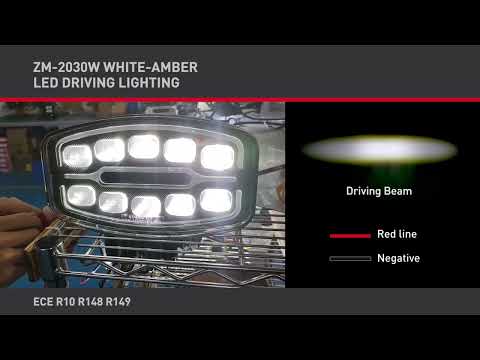 Dynamic POLARIS LED SPOT LAMP With Amber and White Position Light