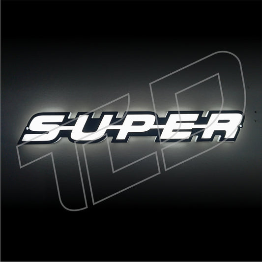 'SUPER' 3D Light badge
