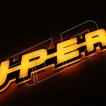 'SUPER' 3D Light badge