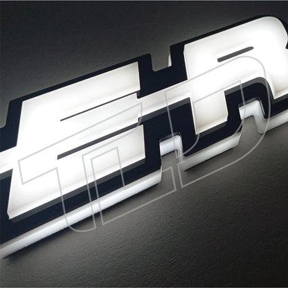'SUPER' 3D Light badge
