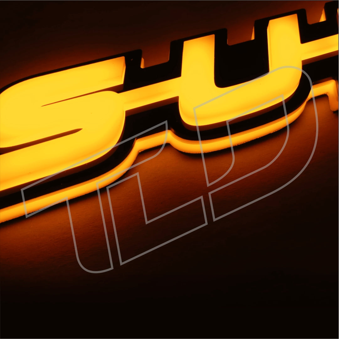 'SUPER' 3D Light badge