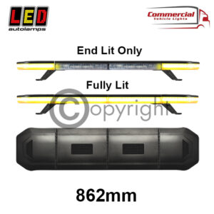 LED AUTOLAMPS ELECTRAQUIP 862MM LED LIGHTBAR FOUR BOLT R65