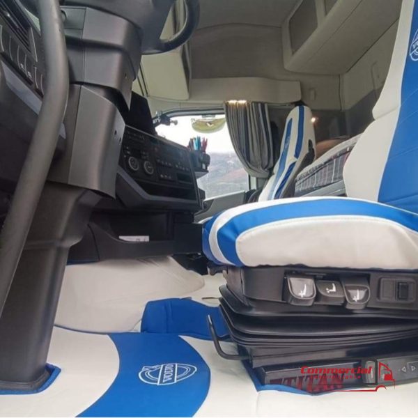 Volvo Truck Floor Mats Blue and White 1