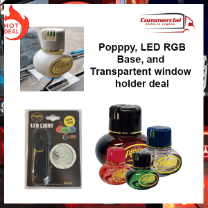 Poppy base and window holder deal