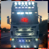 Scania V8 Mirror / Light Board Ultra Bright 55x45cm